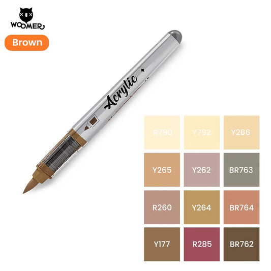 Woomer Single Marker Brown