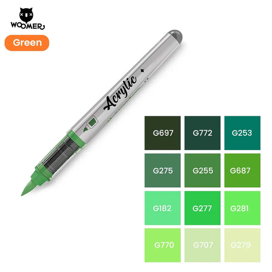 Woomer Single Marker Green