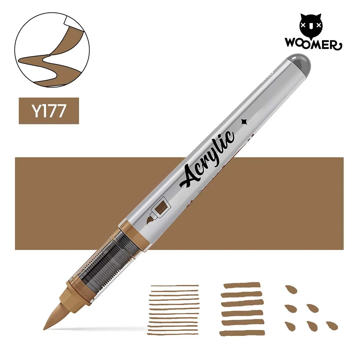 Woomer Single Marker Brown