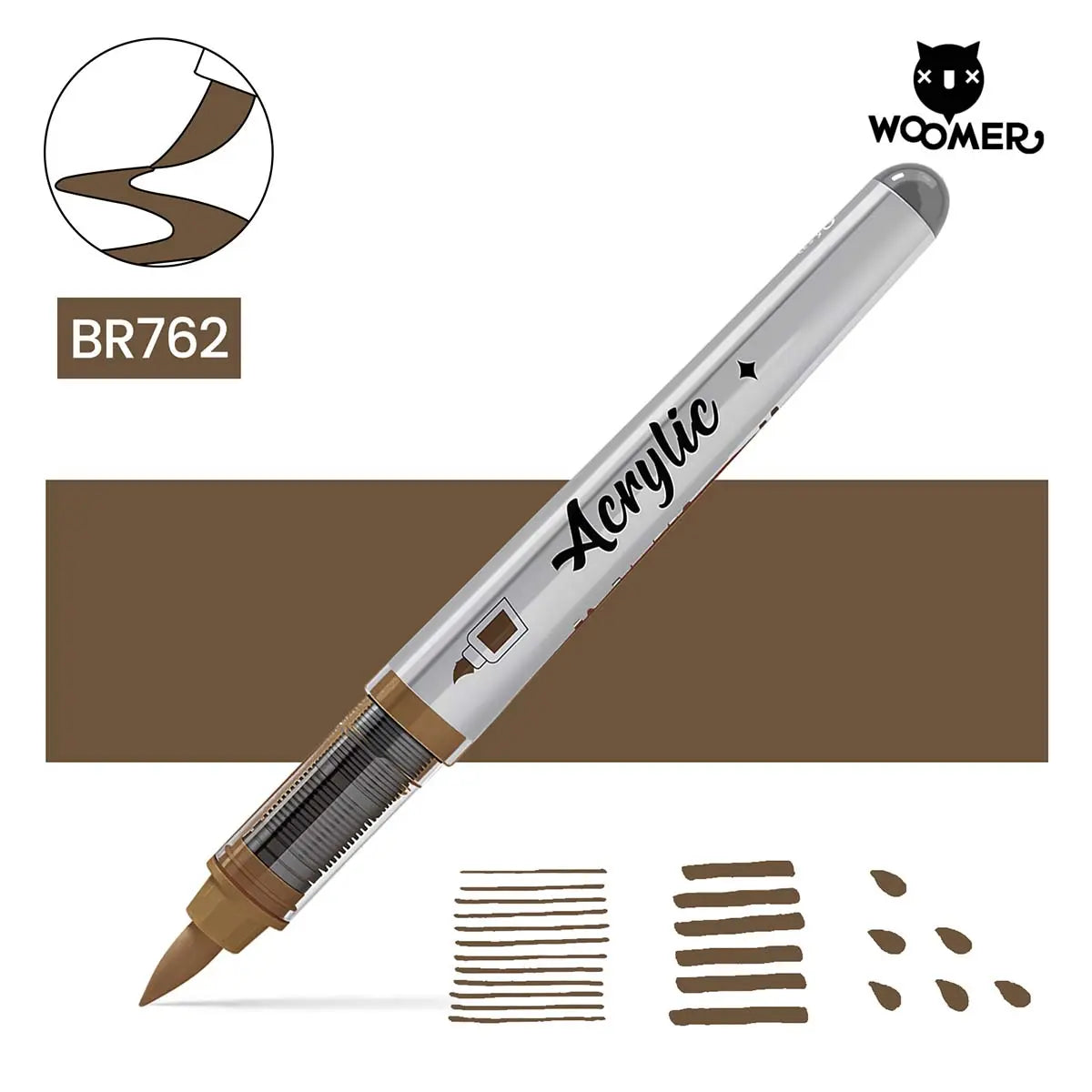 Woomer Single Marker Brown