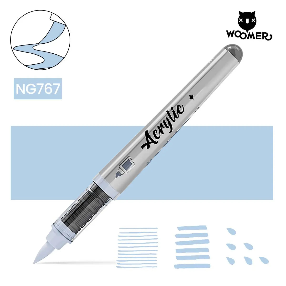 Woomer Single Marker Grey