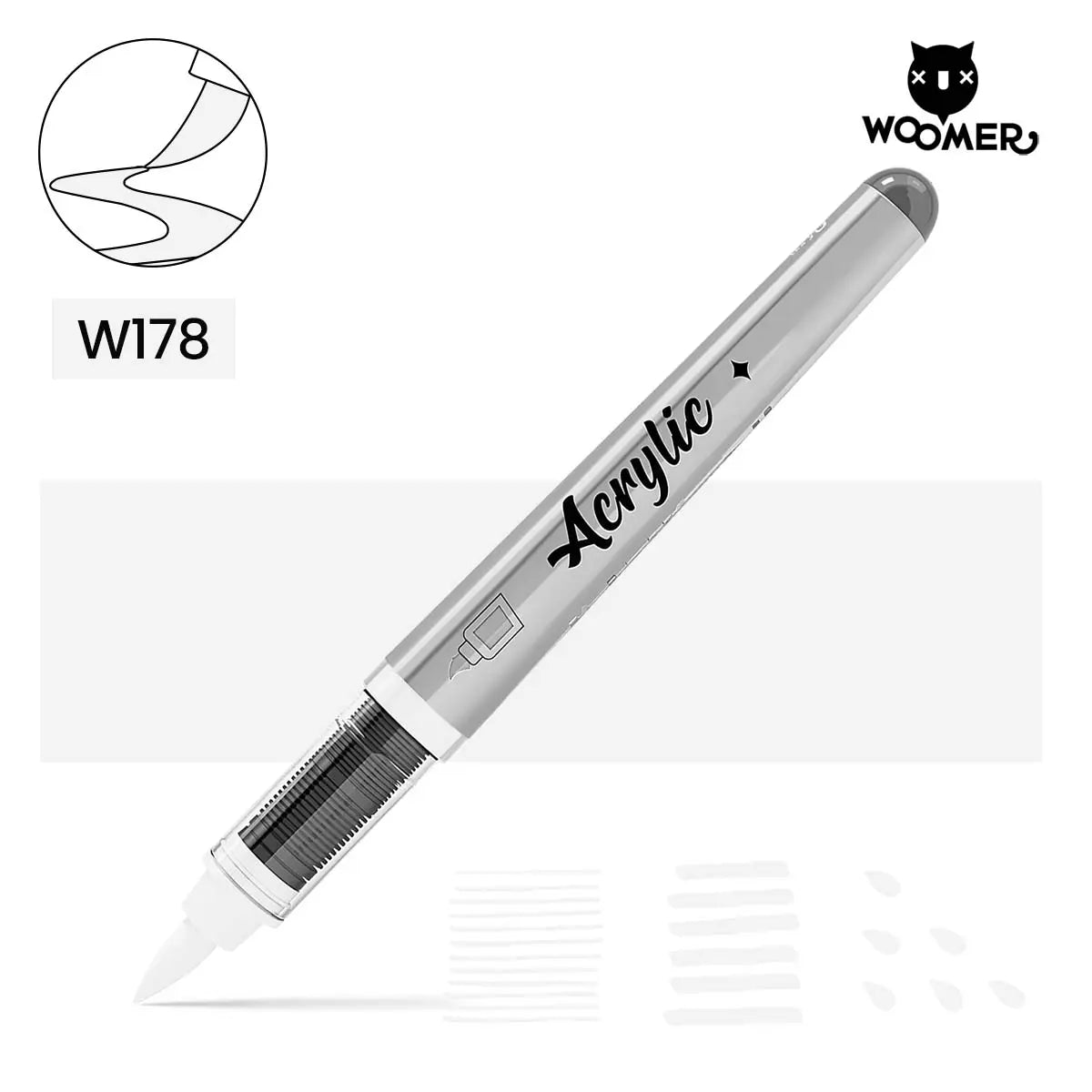 Woomer Single Marker Grey