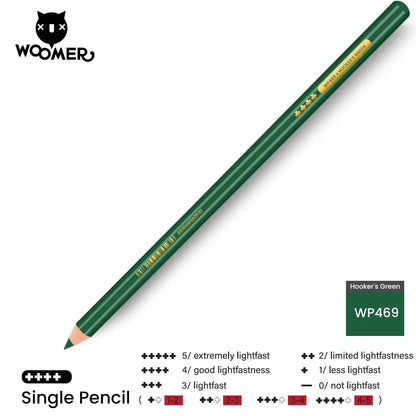 Woomer Single Colored Pencil Green