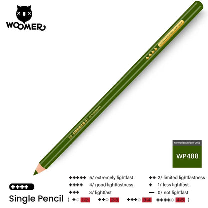 Woomer Single Colored Pencil Green