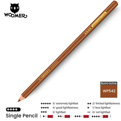 Woomer Single Colored Pencil Brown
