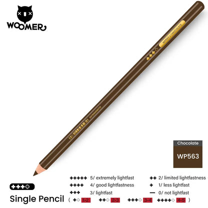 Woomer Single Colored Pencil Brown