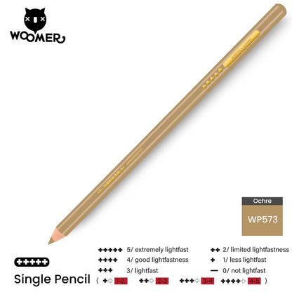 Woomer Single Colored Pencil Brown