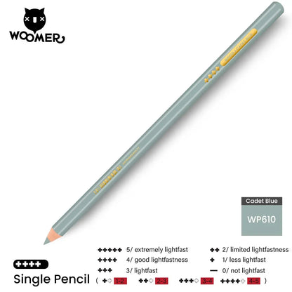Woomer Single Colored Pencil Gray