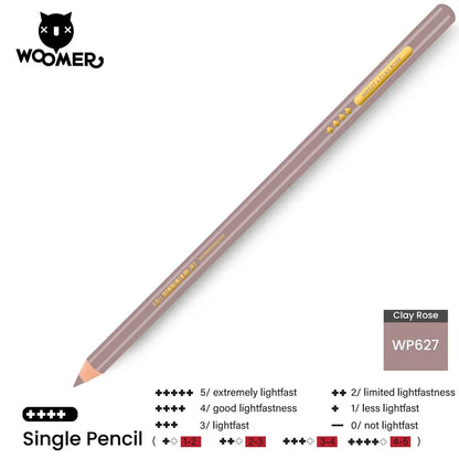 Woomer Single Colored Pencil Gray