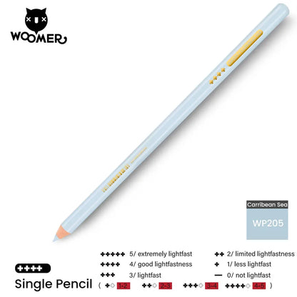 Woomer Single Colored Pencil Blue
