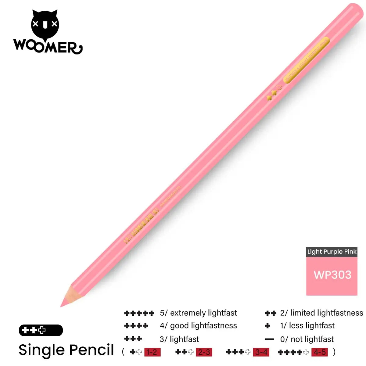 Woomer Single Colored Pencil Purple