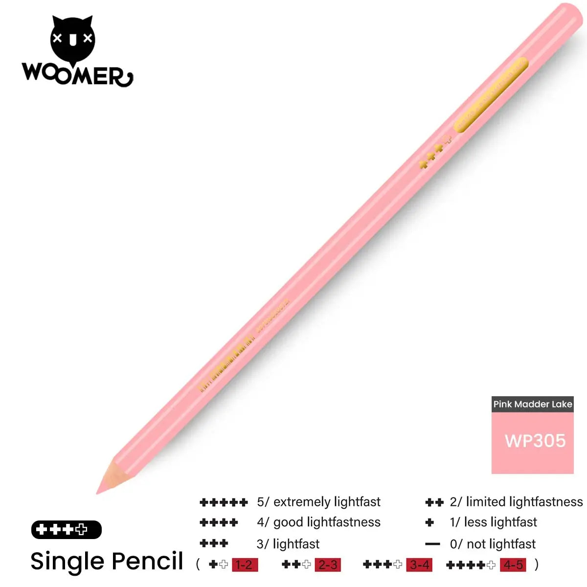 Woomer Single Colored Pencil Purple