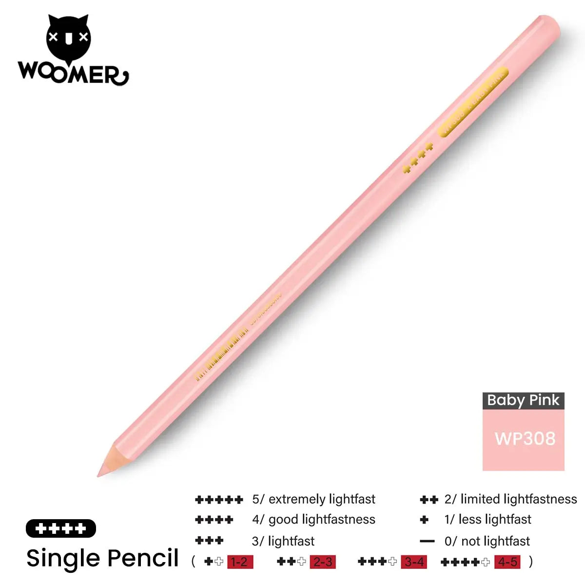 Woomer Single Colored Pencil Purple