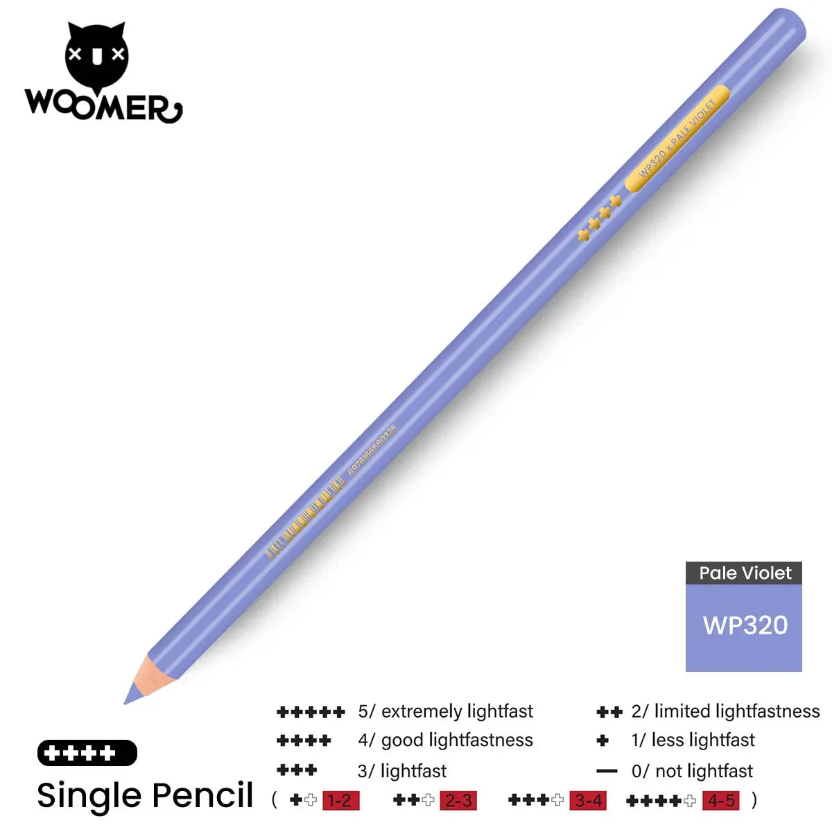 Woomer Single Colored Pencil Purple