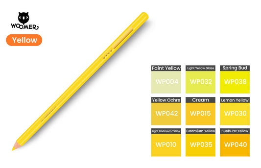 Woomer Single Colored Pencil Yellow