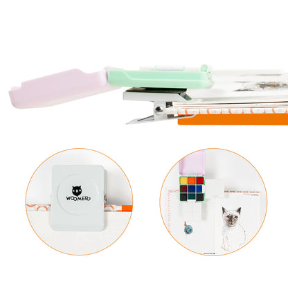 Woomer Magnetic Art Clip with Strong Magnet Holder for Sketchbooks & Watercolor Palettes