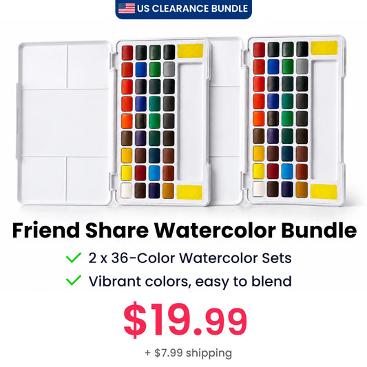 Woomer Friend Share Watercolor Bundle