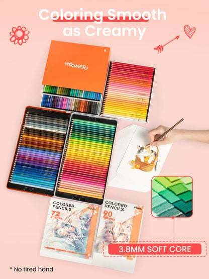 Woomer 133 Colored Pencils Set