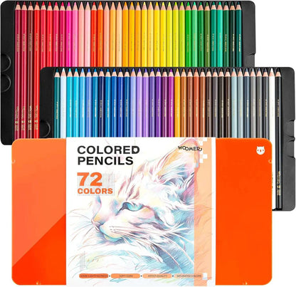 Woomer Quality 72 Colored Pencils for Artists（for Wholesale Order）