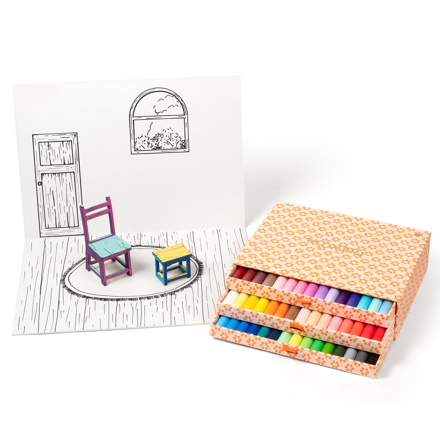 Woomer 150 Colored Pencils + Gift